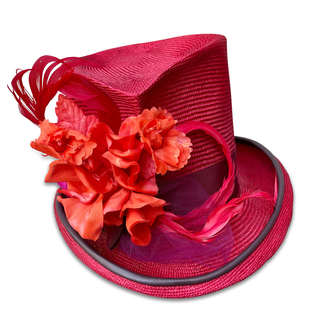 Persephone Red Top Hat | Cha Cha's House of Ill Repute - NYC