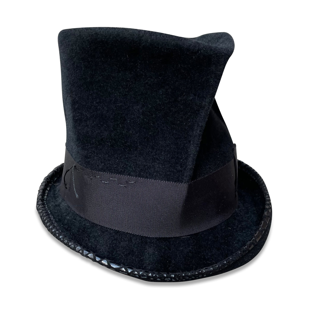 Grimm Victorian-Style distressed top hat