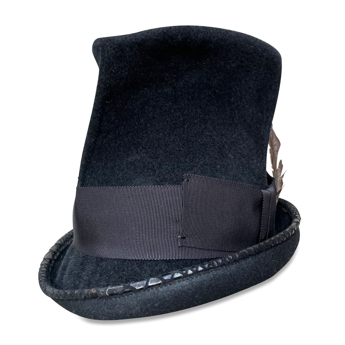 Grimm Distressed Top Hat