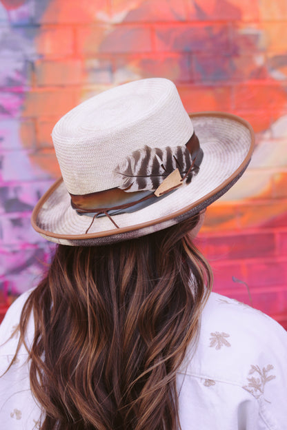 Boho Tie-Dye gambler hat from Cha Cha's House of Ill Repute